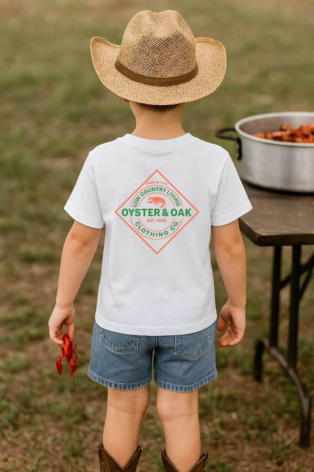 Lil’ Pepper Sauce Crawfish Tee